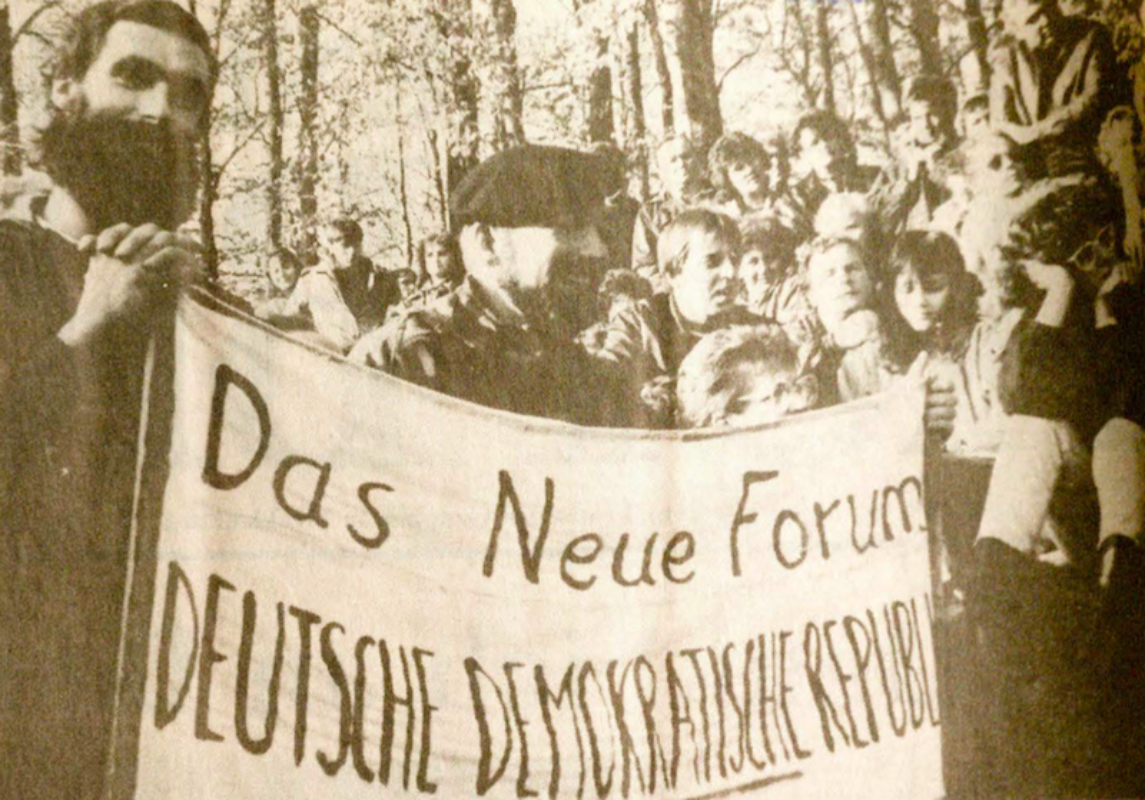 Demonstration für Demokratie in der DDR – Mecklenburg