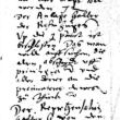 Protokoll über die von den Landräten in Schwerin getroffene vorbereitende Vereinbarung zur Abhaltung des Landtags an der Sagsdorfer Brücke 1549 (Landeshauptarchiv Schwerin)