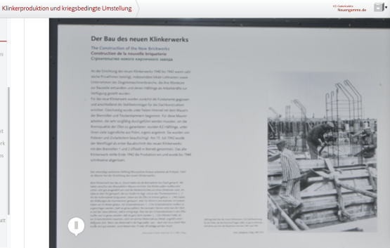 Gedenkstätte Neuengamme Ausstellung Klinkerwerk Bild