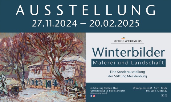 Flyer zur Ausstellung "Winterbilder"