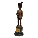 Bronzefigur Oberstleutnant von Otterstedt - 3d Vorschaubild 3d-Ansicht öffnen
